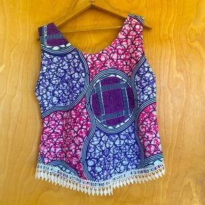 African Print Top